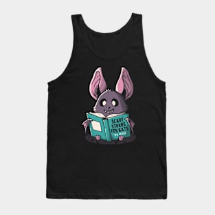 Scary Stories for Bats Book Worm by Tobe Fonseca Tank Top